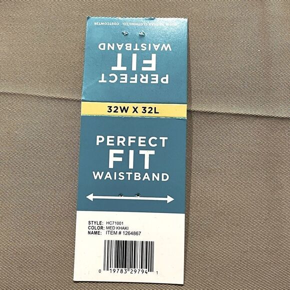 NWT! Haggar Tan Men’s Dress Slacks. Size 32 x 32. - Picture 3 of 4